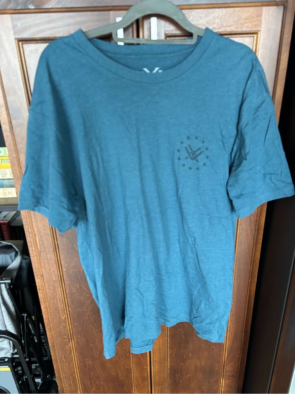 Vortex Men's Teal Short Sleeve Crew Neck T-Shirt